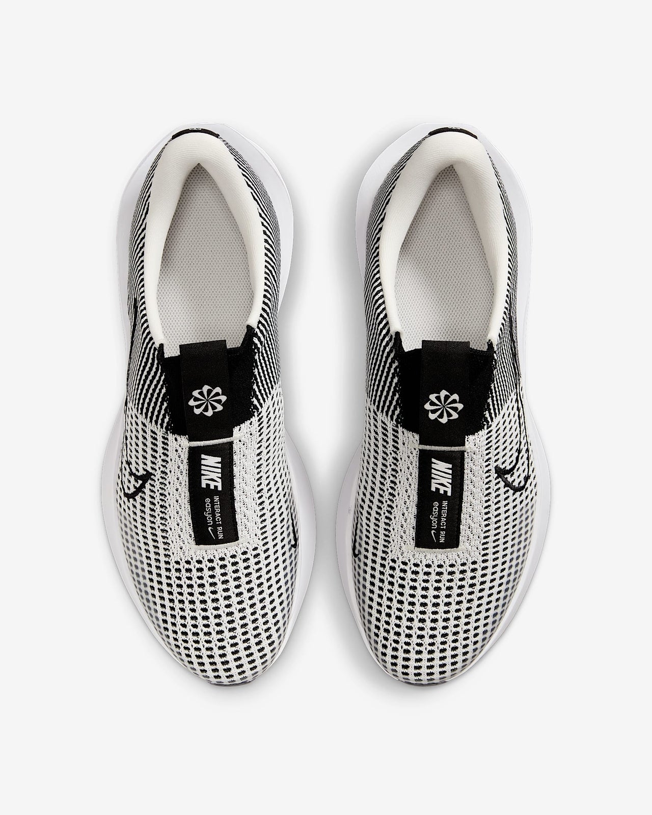 FV5590-002 Nike Interact Run EasyOn Phantom White Black (Men's)