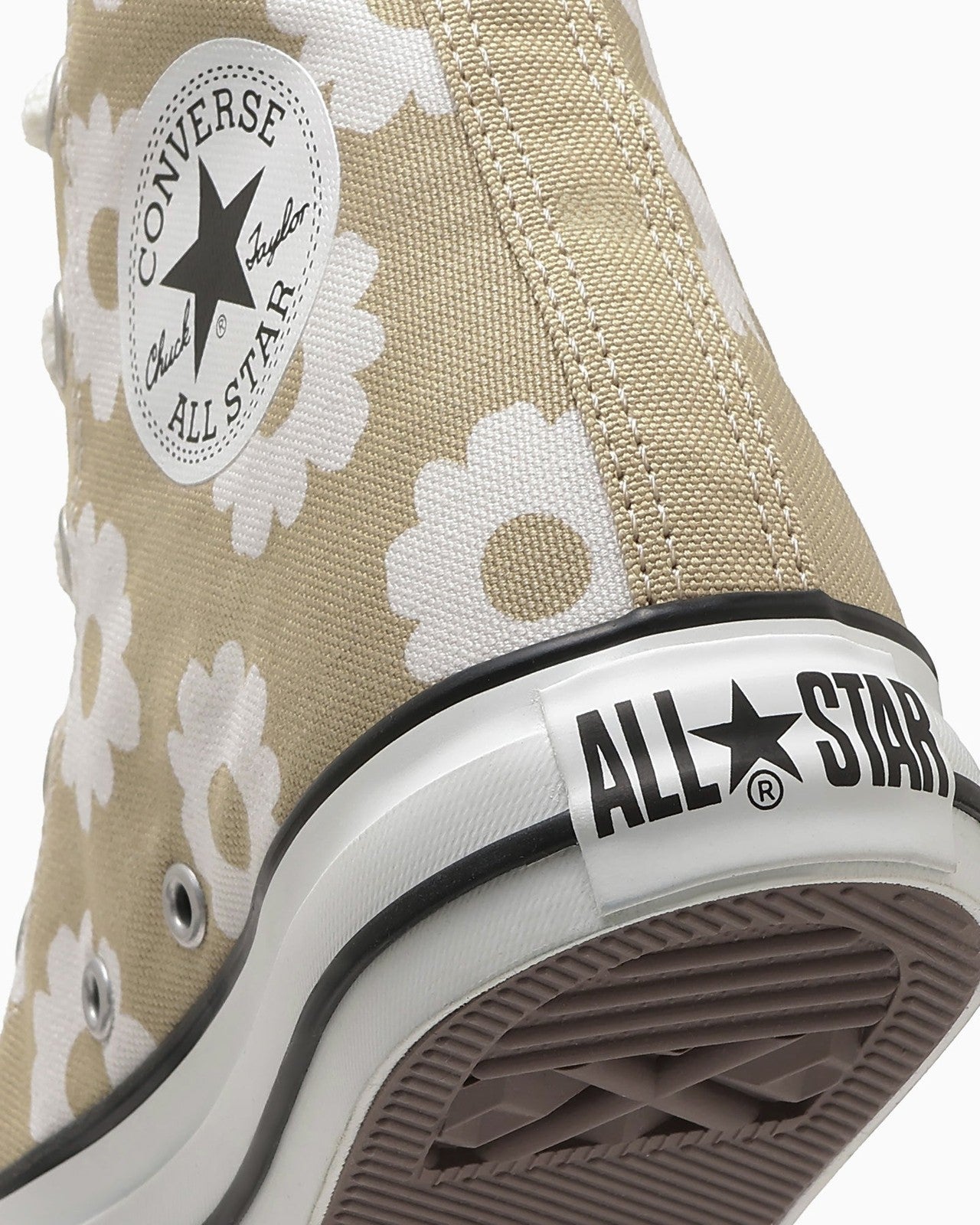 31318121 Converse All Star Flowerprint Hi Butter YellowWhite (Women's)