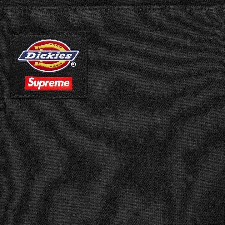 Supreme Dickies Quilted Lined Zip Up Hooded Sweatshirt Black