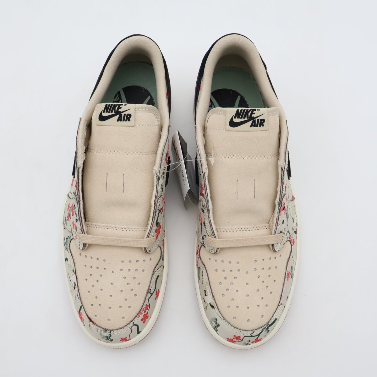 HV8293-100 Rui Hachimura Nike Air Jordan 1 Retro Low OG Cranes Oatmeal (Men's)