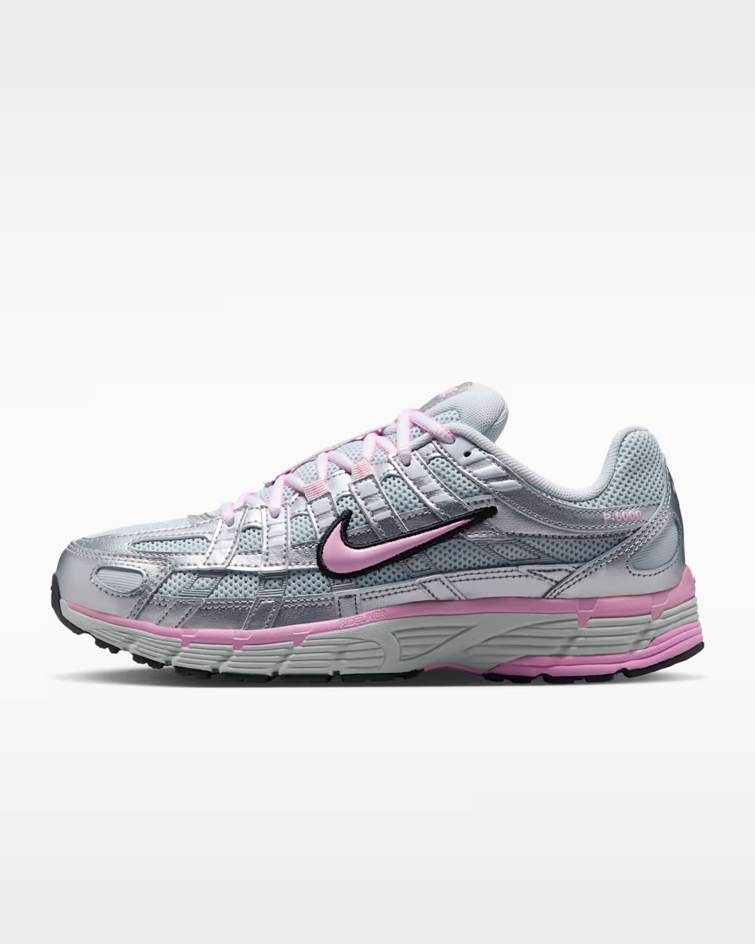 BV1021-020 Nike P-6000 "Pure Platinum/Metallic Silver" (Women's)