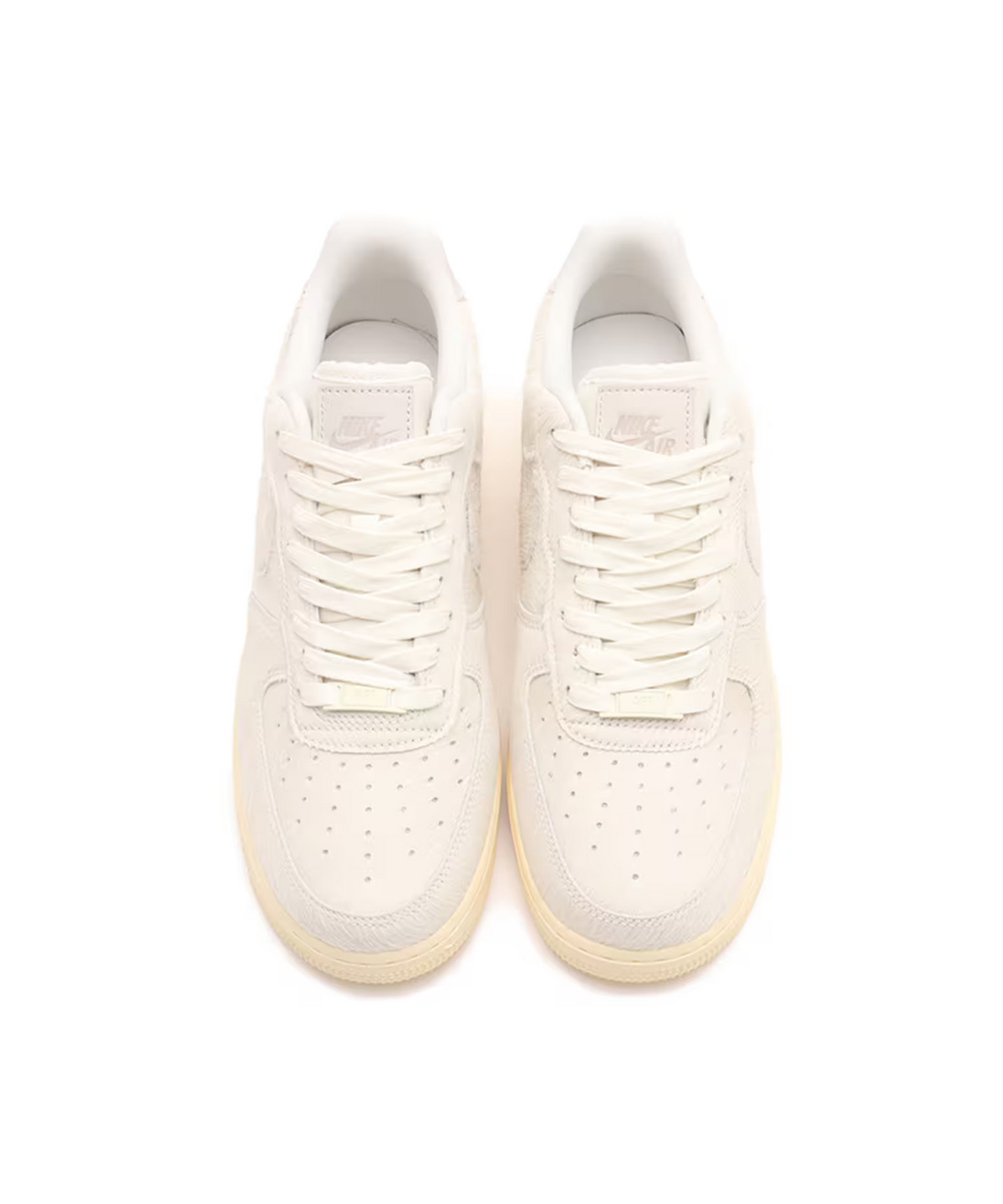 II7398-100 Nike Air Force 1 Low Faux Pony Hair White (Women's)
