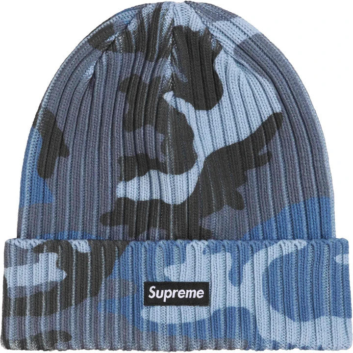 Supreme Overdyed Beanie (26SS) Blue Camo