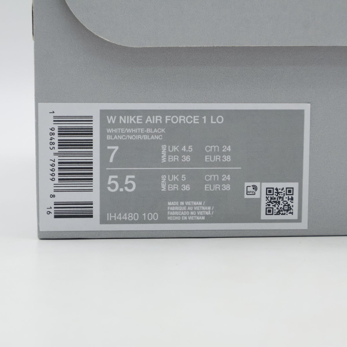 IH4480-100 Nike Women's Air Force 1 Low Butterfly (Women's)