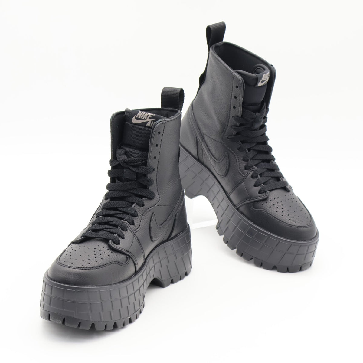 FJ5737-001 Nike Air Jordan 1 Brooklyn Black Flat Pewter (Women's)