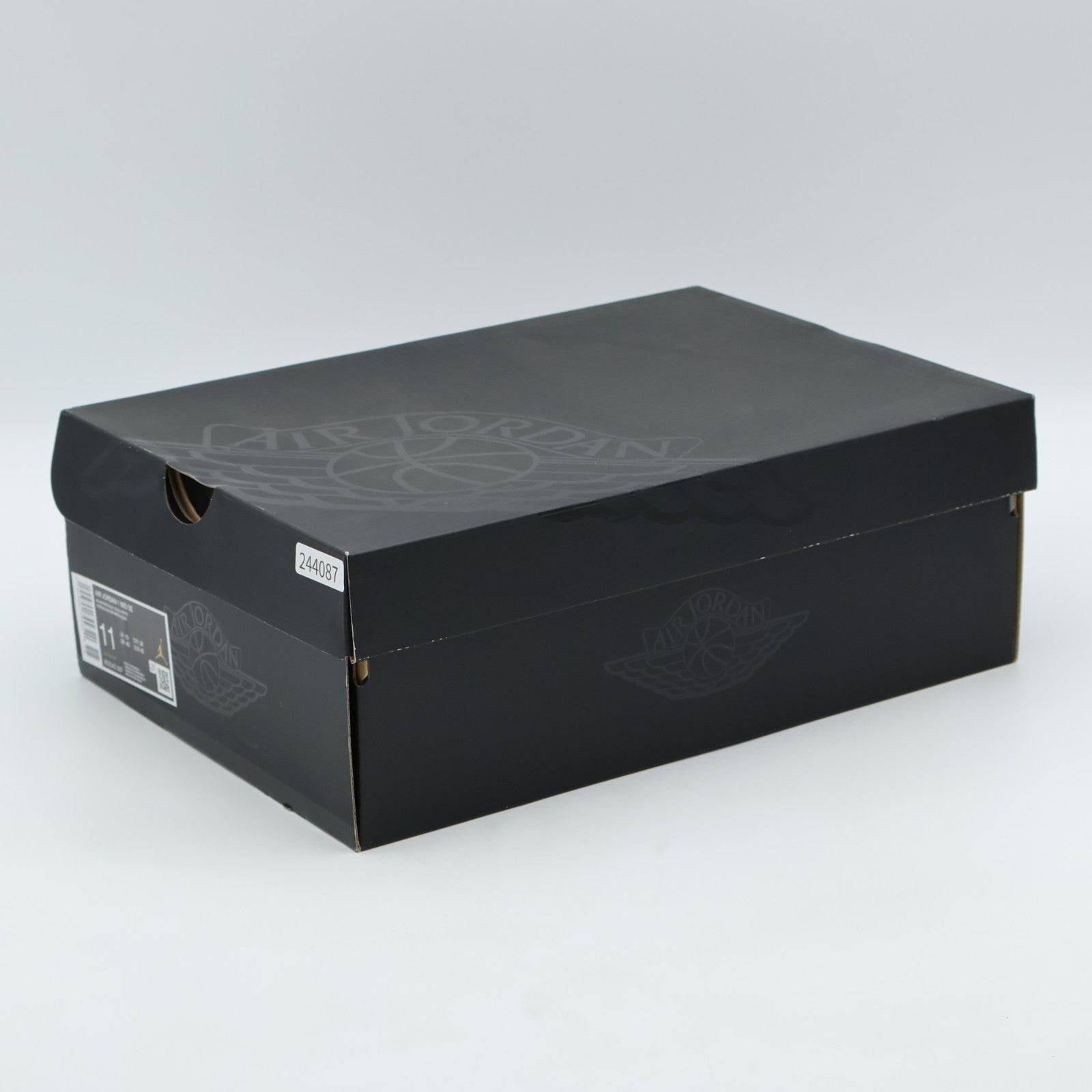 Size 11 - 852542-007 Jordan 1 Mid SE Patent Black Gold (Men's)