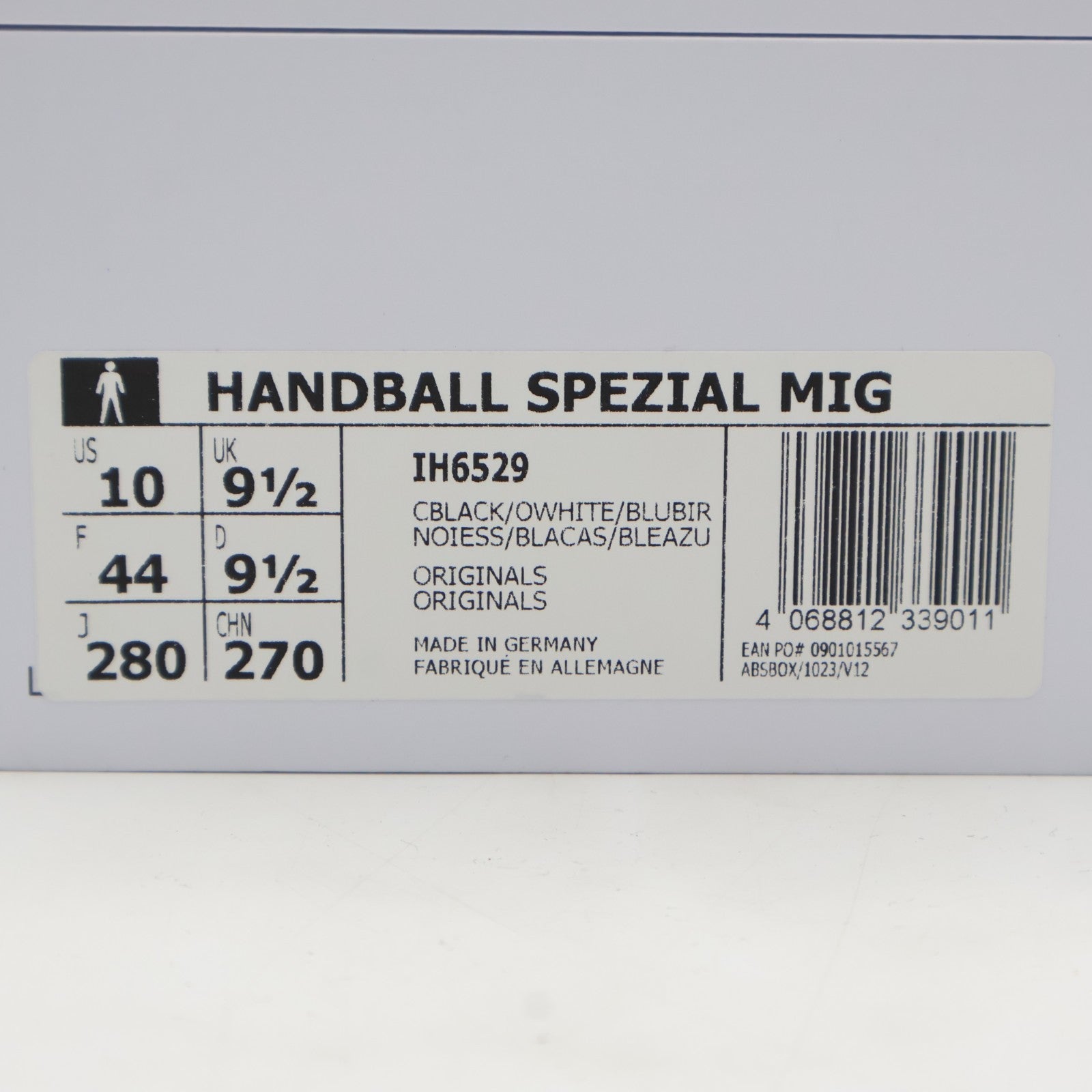 IH6529 adidas Handball Spezial Made in Germany Core Black Off White (Men's)