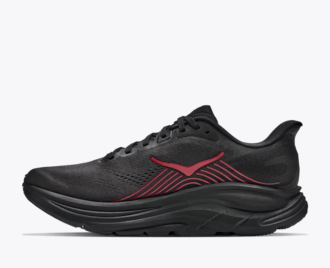 1176572-BLCKP Hoka Clifton 11 "Black/Black/Pewter" (Men's)