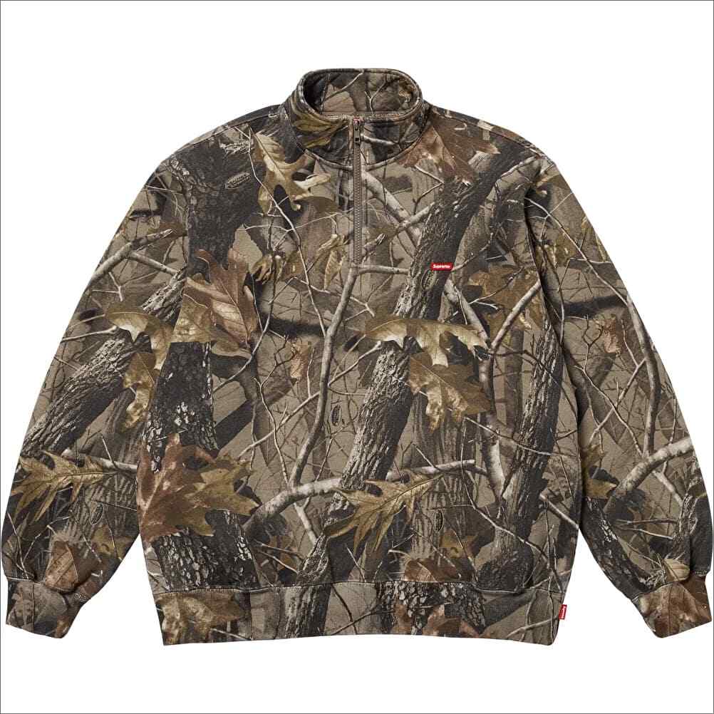 Supreme Small Box Half Zip Pullover Realtree Hardwoods