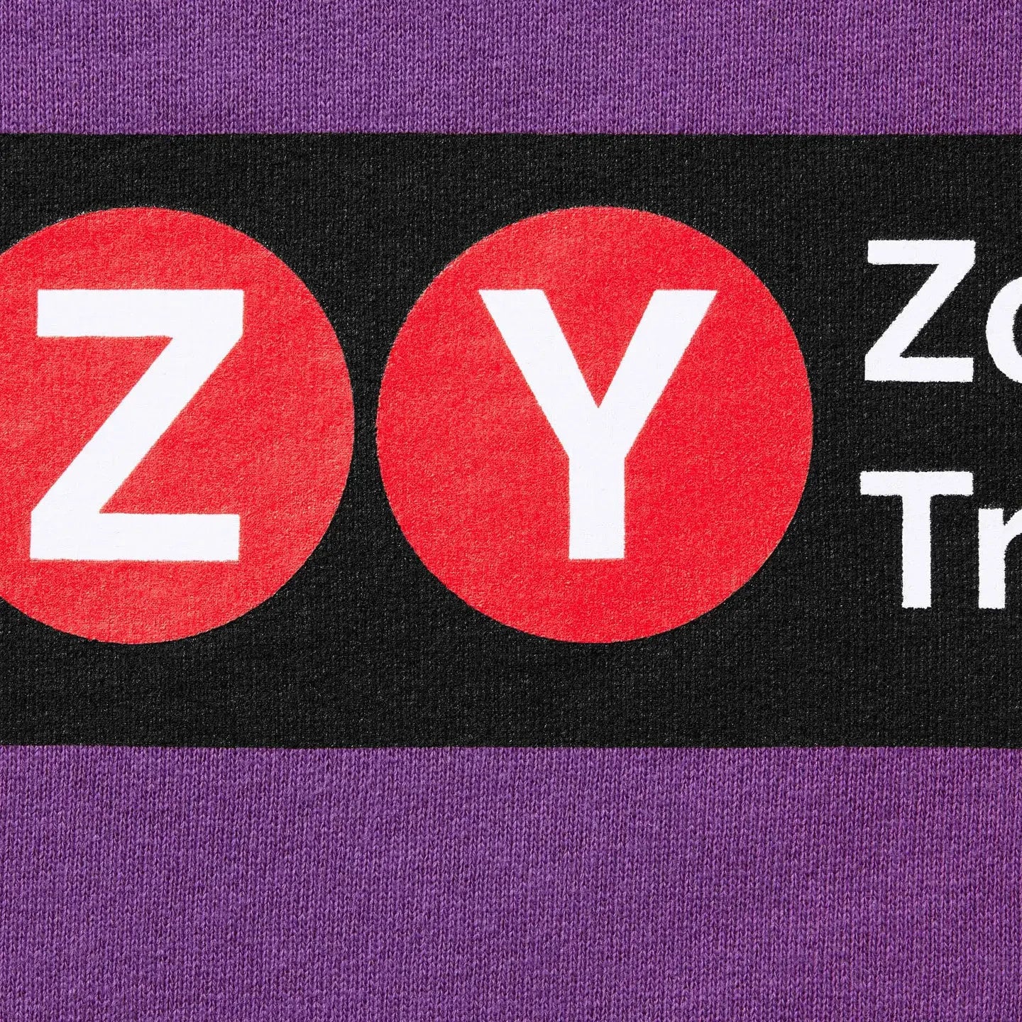 Supreme Zoo York Hooded Sweatshirt Purple