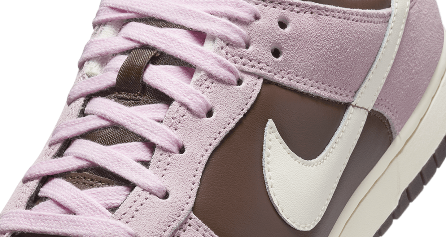 HM0987-200 Nike Women's Dunk Low Cacao Wow and Pink Foam (Women's)