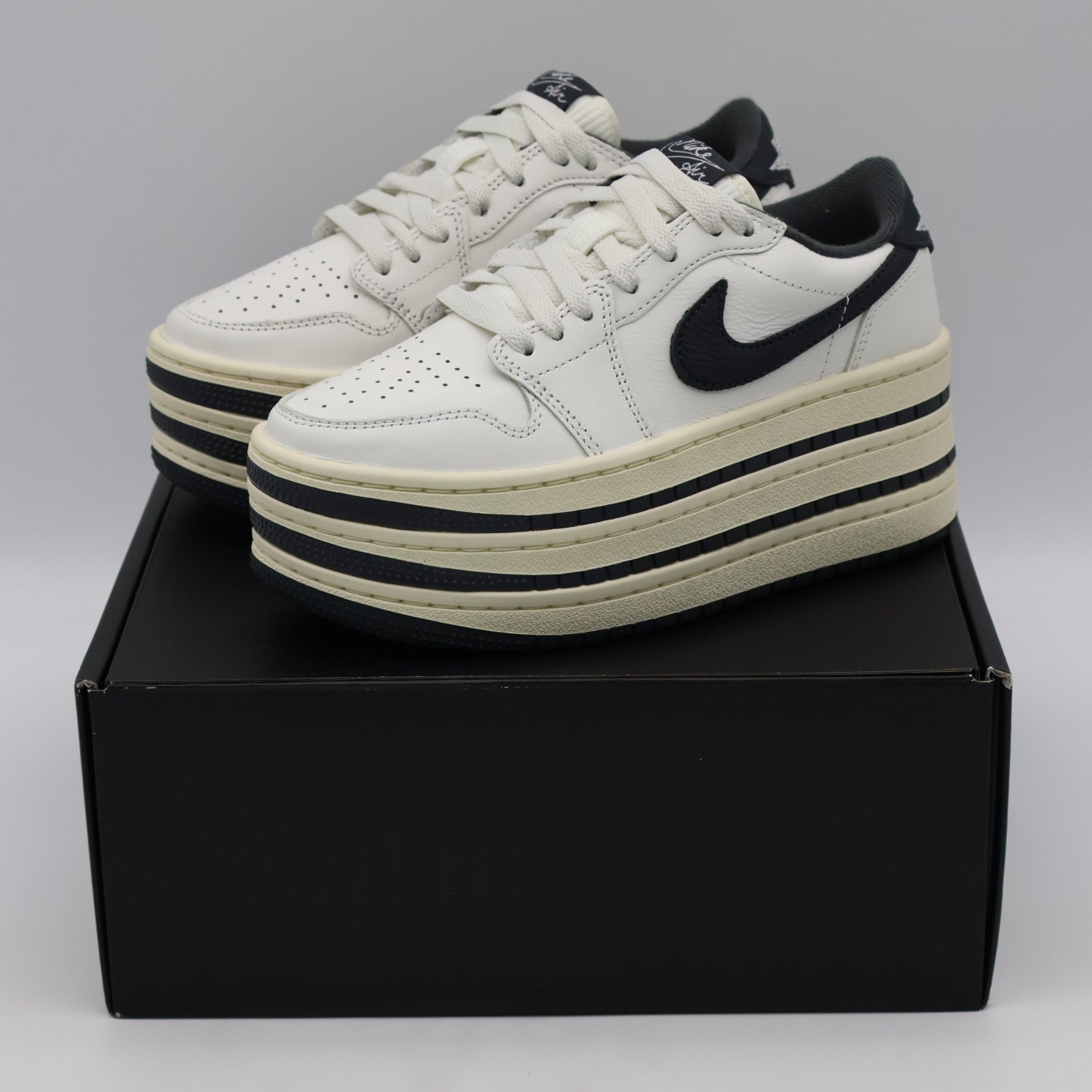 HV8288-100 Nike Air Jordan 1 Triple Stack Sail Black (Women's)