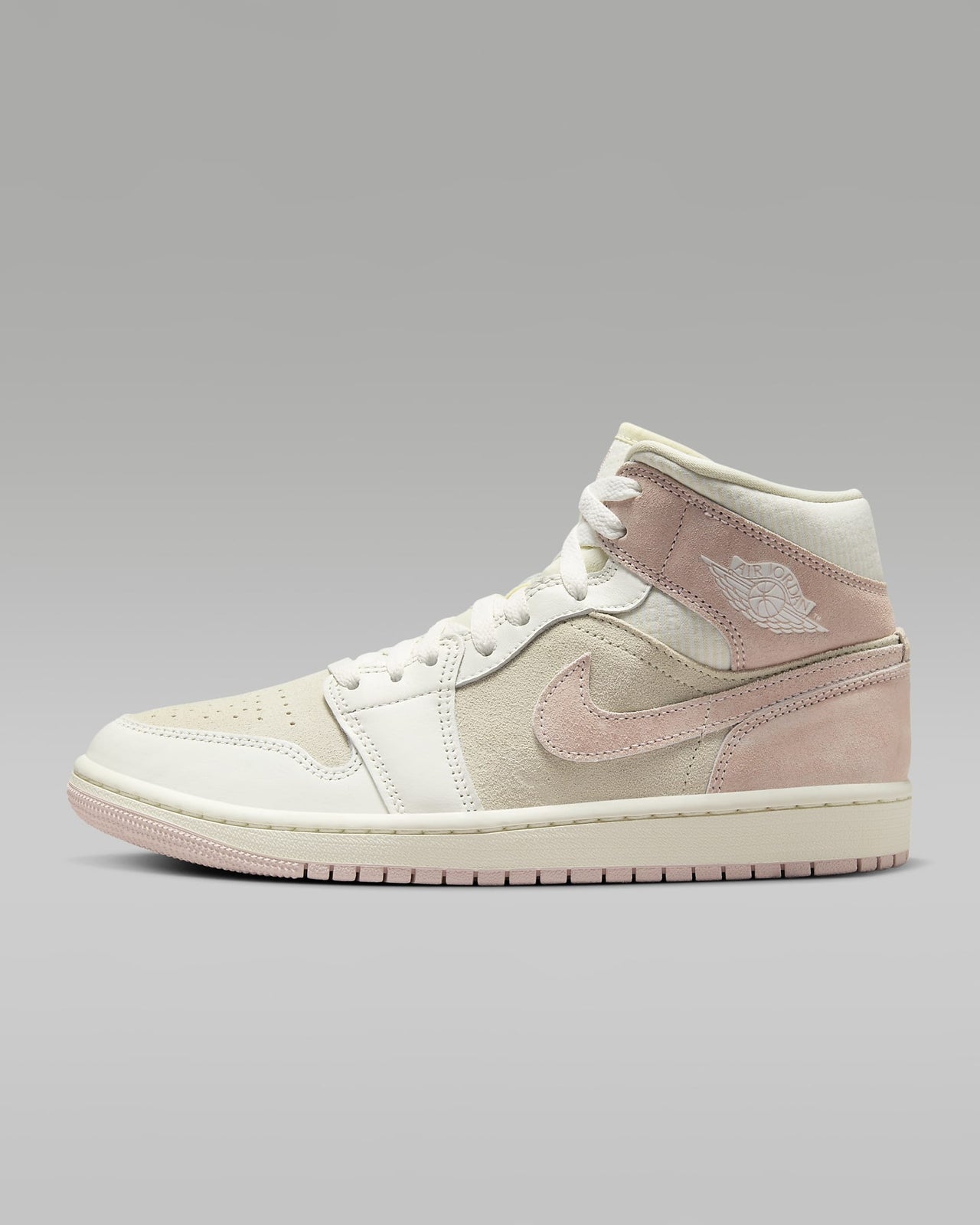 FQ1926-161 Nike Air Jordan 1 Mid SE Coconut Milk Sail Legend Pink (Women's)