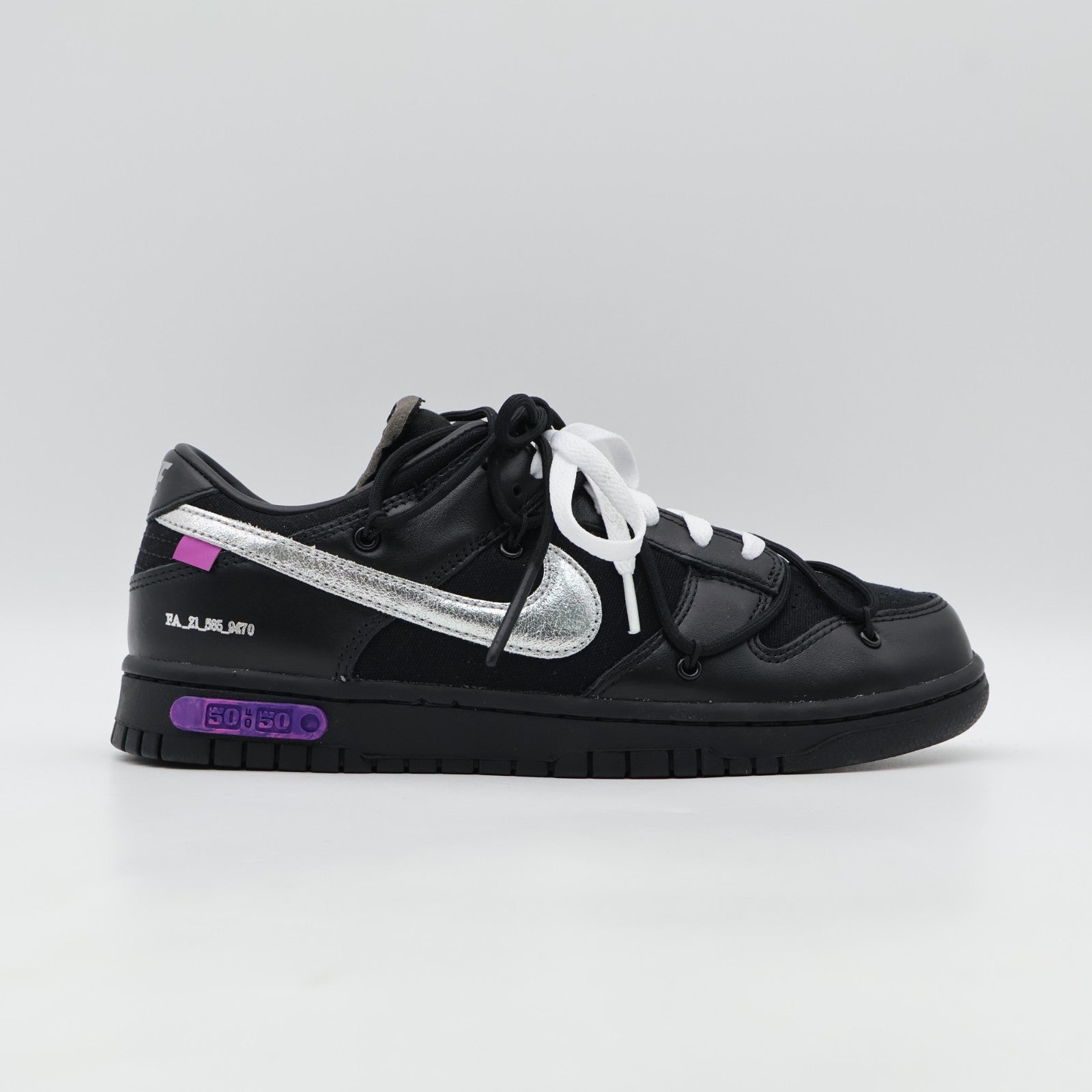 DM1602-001 Off-White Nike Dunk Low 1 OF 50 Black 50 (Men's)
