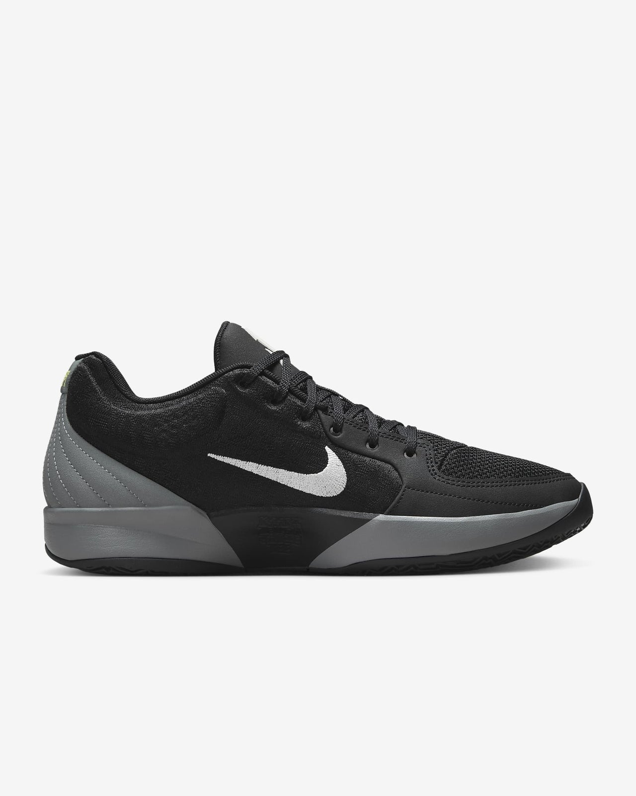 FD7327-001 Nike Ja 2 Black Light Smoke Grey Light Lemon Twist Phantom (Men's)