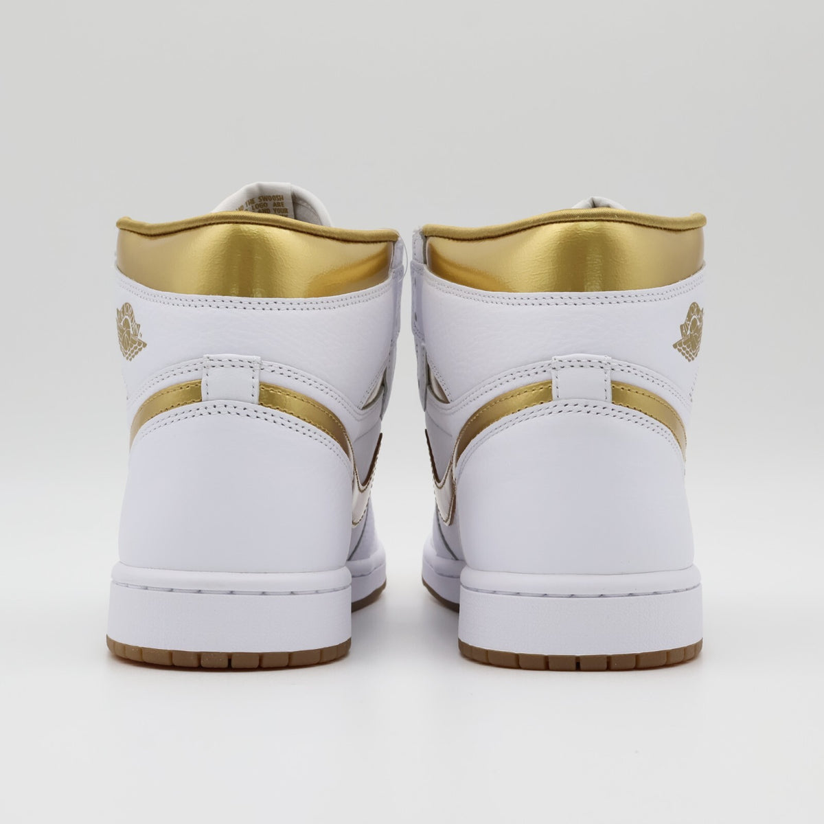 FD2596-107 Nike Air Jordan 1 Retro High OG White and Gold (Women's)