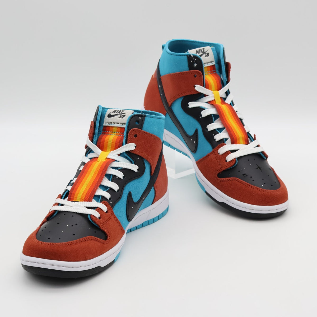 FQ1775-400 Diâorr Greenwood Nike SB Dunk High Decon QS Turquoise Blue (Men's)