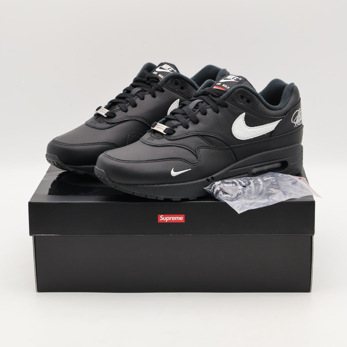 HF8813-001 Supreme Nike Air Max 1 '87 SP Black SS25 Week4 (Men's)