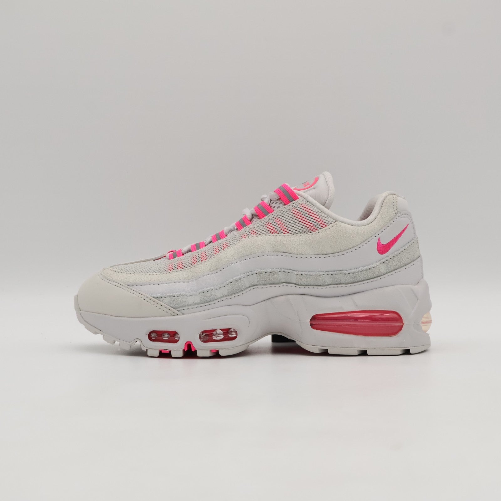 IB6396-002 Nike Air Max 95 OG Big Bubble Vast Grey Hyper Pink (Women's)