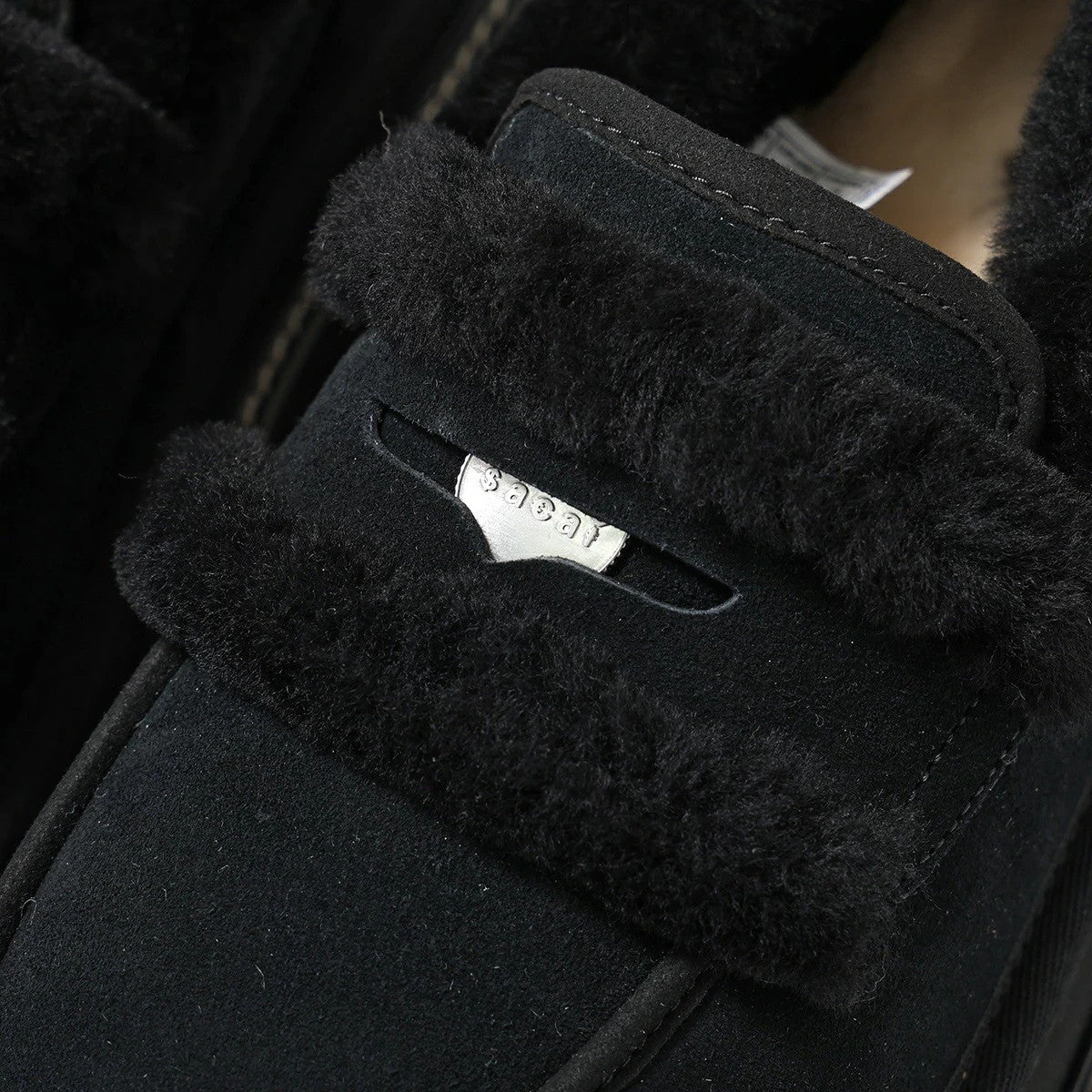 1178370-BLK sacai Ã UGG Loafer Black (Men's)
