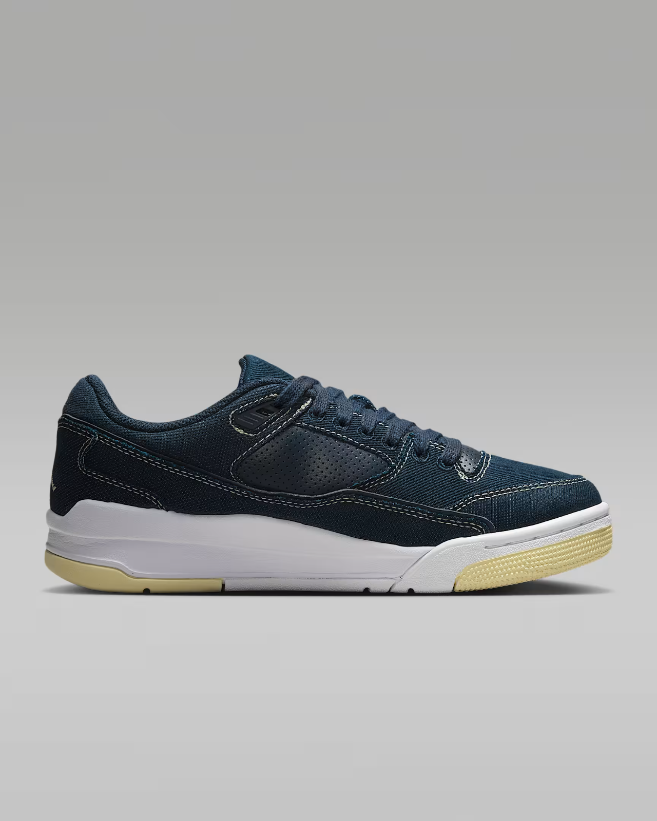 IH4489-451 Nike  Jordan Flight Court Obsidian White Alabaster (Women's)