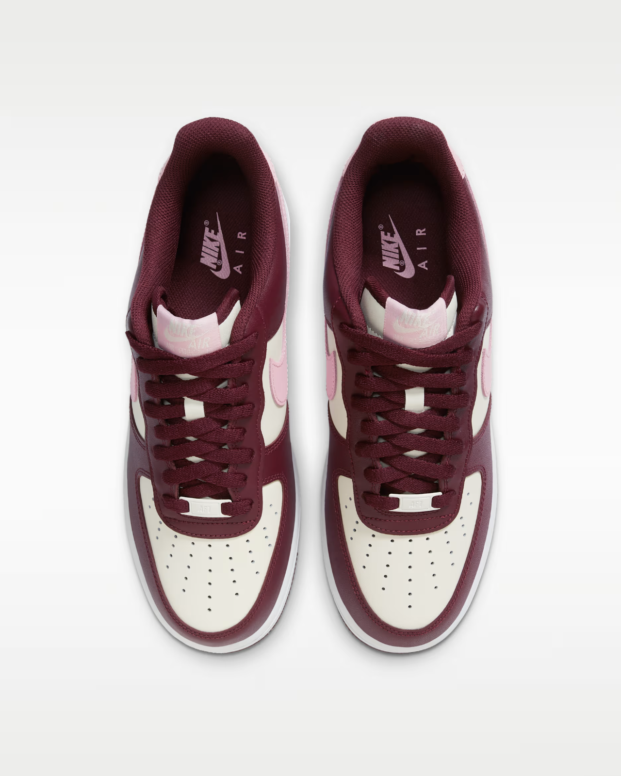 FD9925-161 Nike Air Force 1 '07 "Pale Ivory/Night Maroon" (Men's)