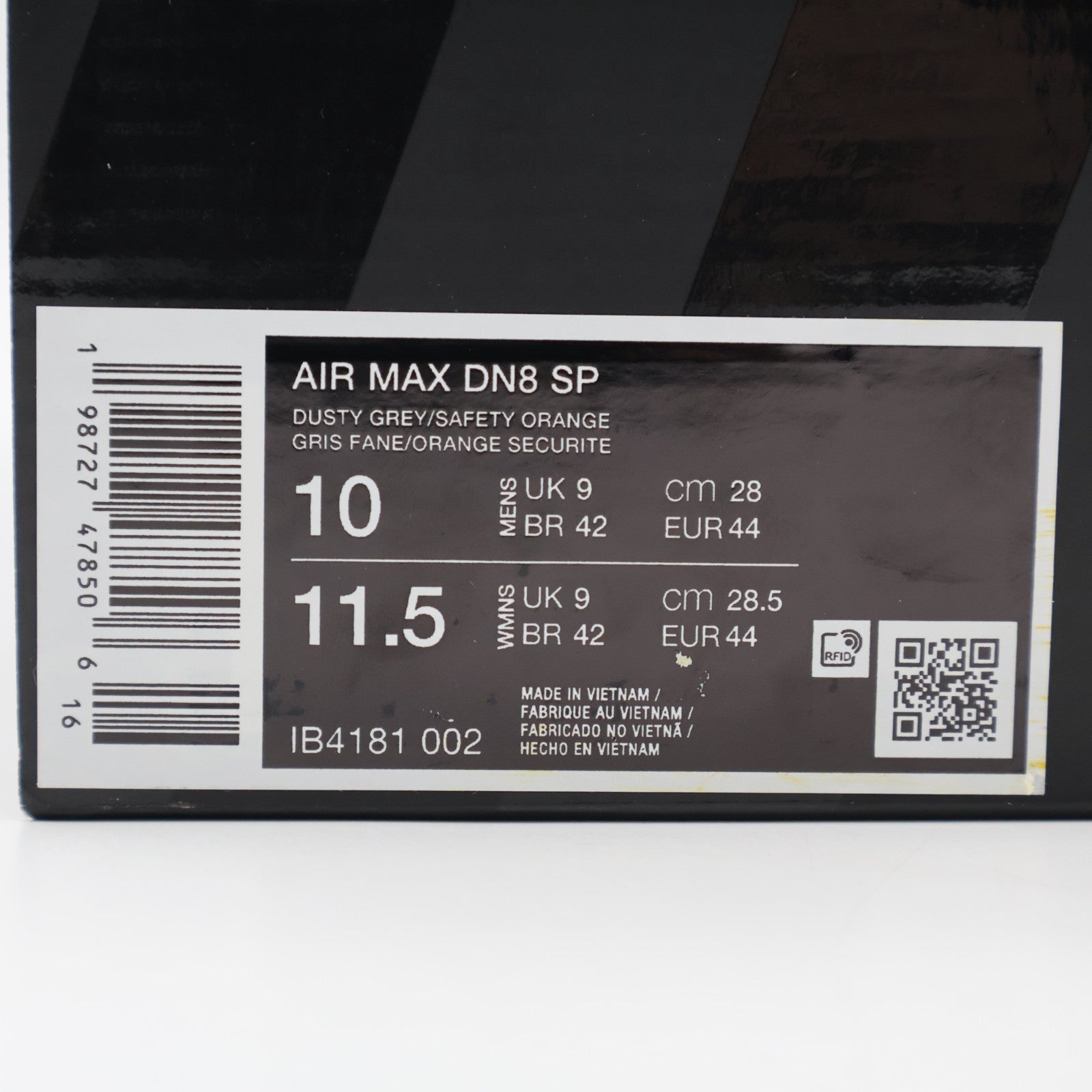 IB4181-002 PALACE x Nike Air Max DN8 Dusty Grey Safety Orange Particle (Men's)