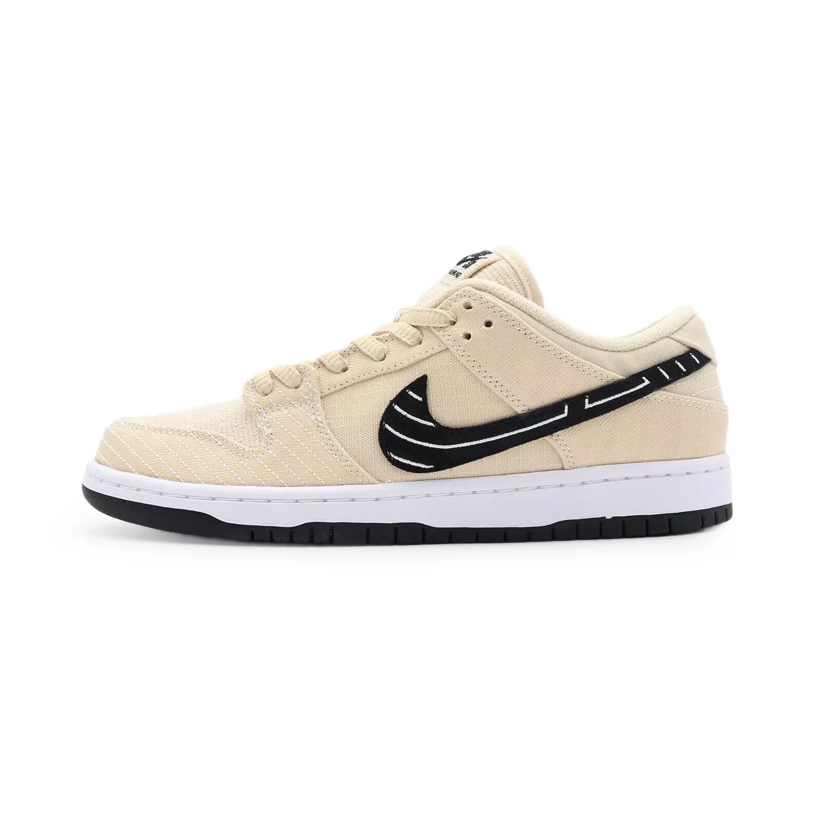 FD2627-200 Albino & Preto Nike SB Dunk Low Pro Pearl White Fossil Sail (Men's)