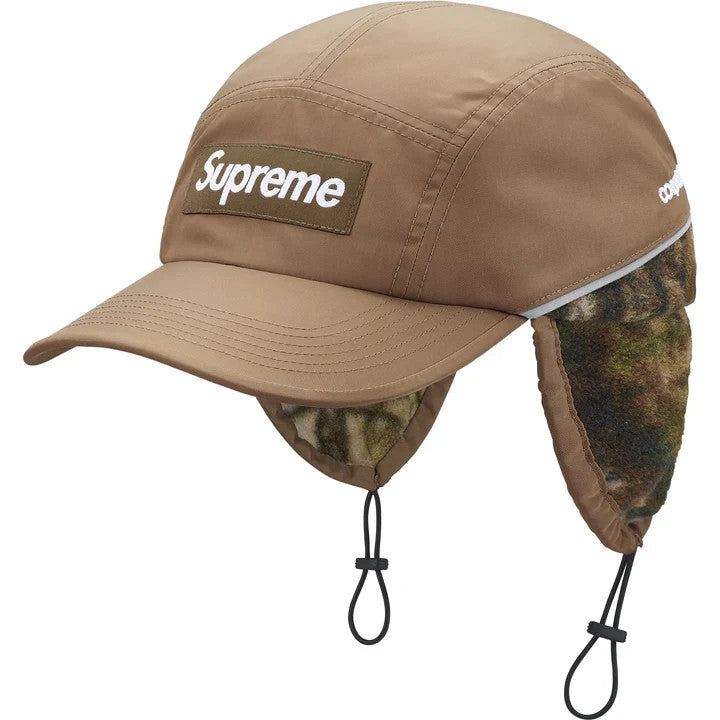 Supreme Polartec Lined Packable Earflap Camp Cap Khaki