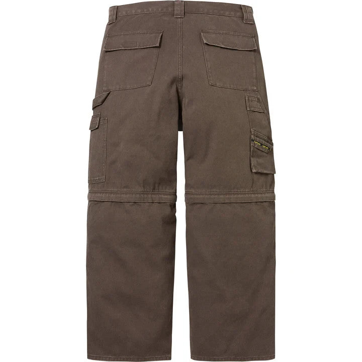 Supreme Zip-Off Utility Pant Brown