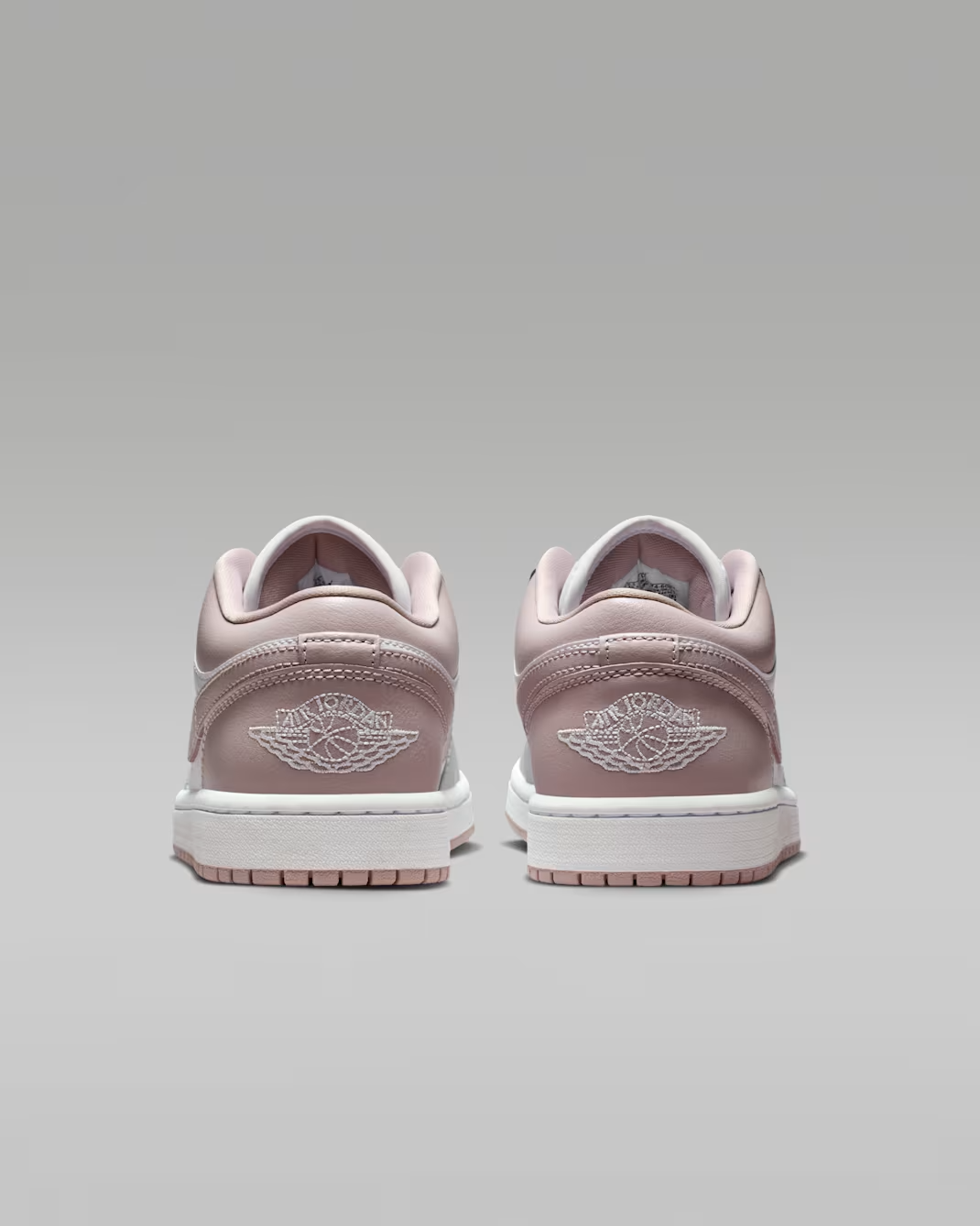 DC0774-606 Nike Air Jordan 1 Low Particle Rose White Neutral Grey (Women's)