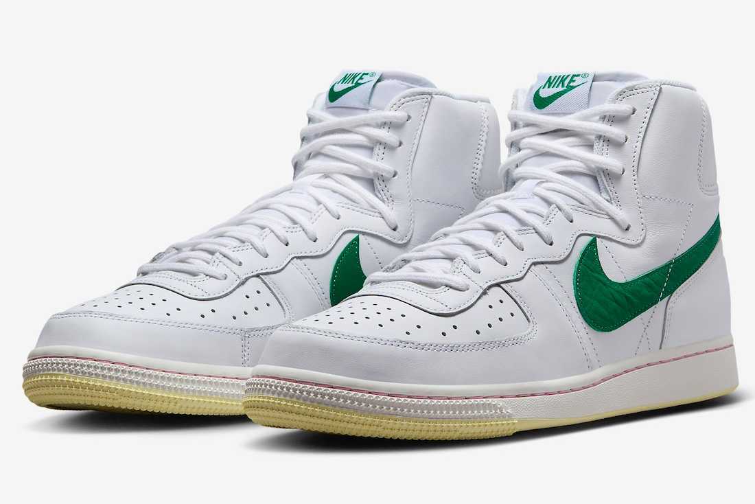 FV9350-100 Nike Terminator High White and Malachite (Men's)