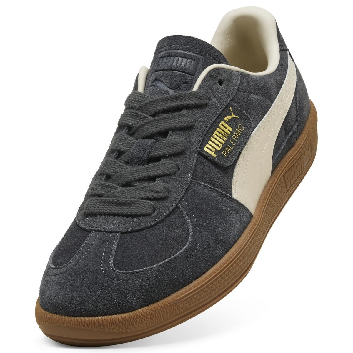 396463-81 Puma Palermo Dusky Gray Alpine Snow (Men's)