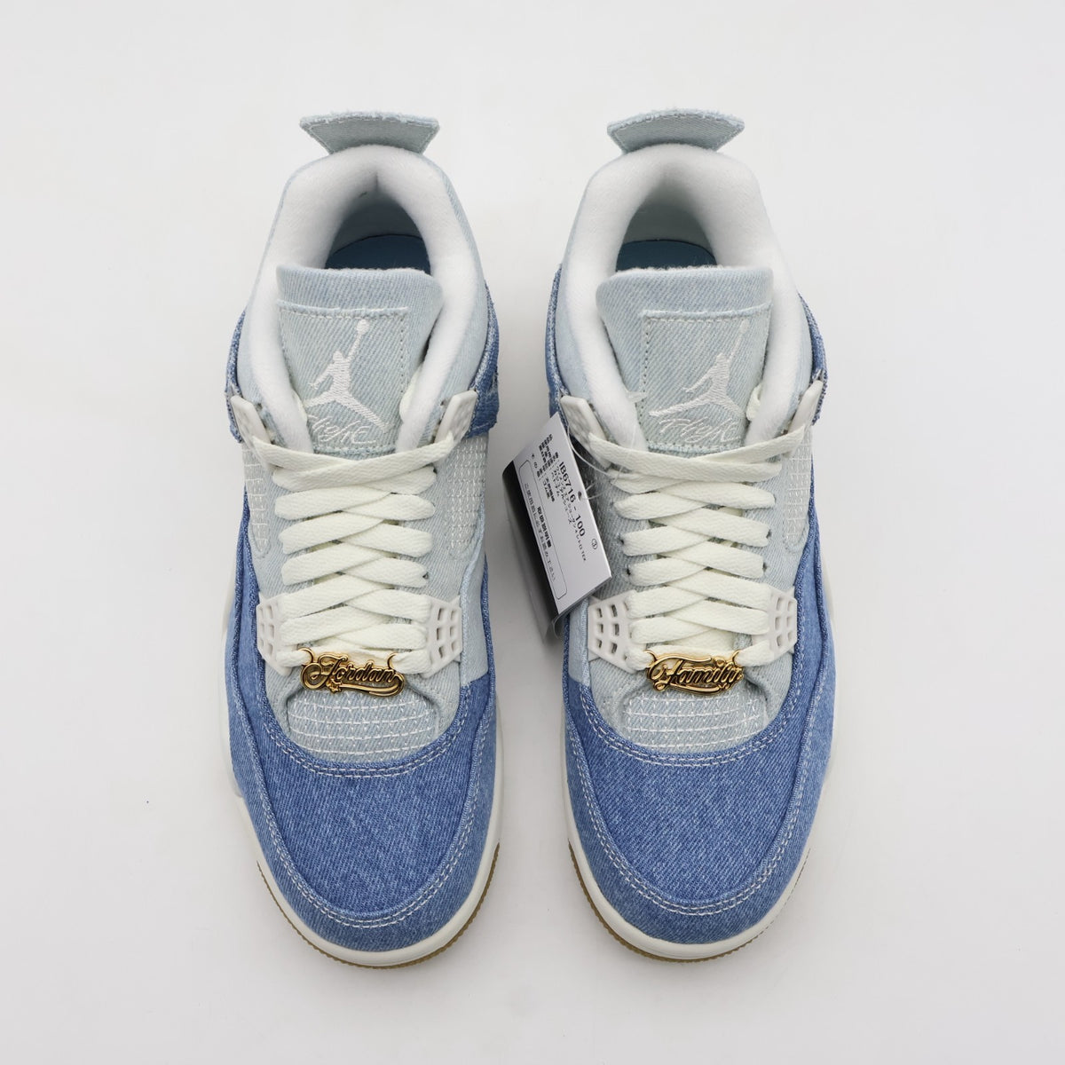 IB6716-100 Nike Women's Air Jordan 4 Denim Worn Blue (Women's)