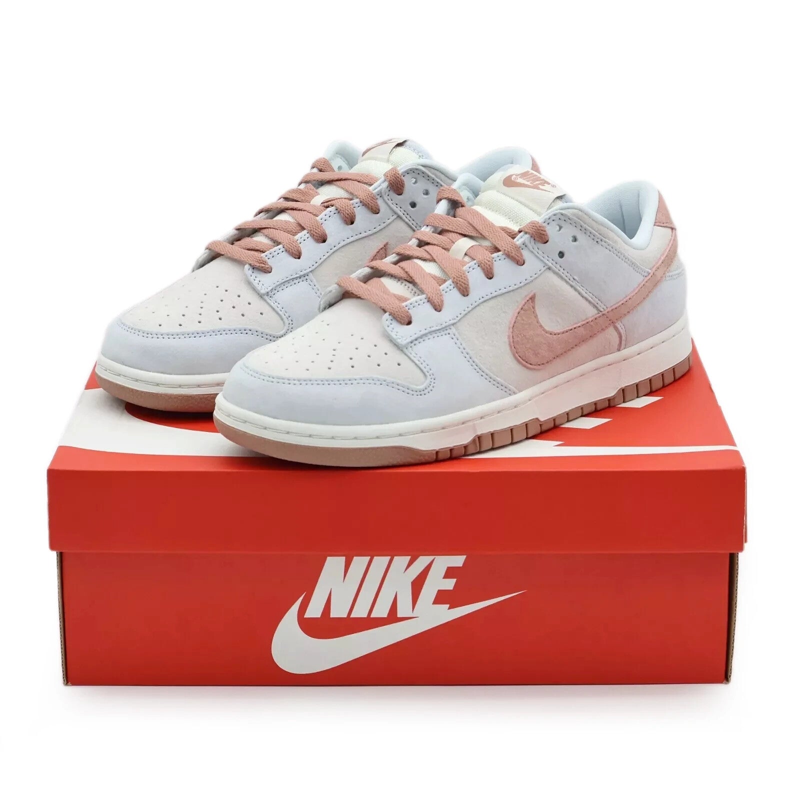 DH7577-001 Nike Dunk Low Retro Fossil Rose Pink Smoke Blue Brown Beige (Men's)