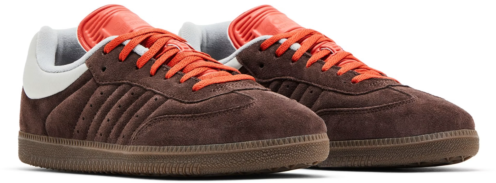IF9704 Dingyun Zhang Ã adidas Samba "Brown Oxide/Brown Oxide/Surf Red" (Men's)