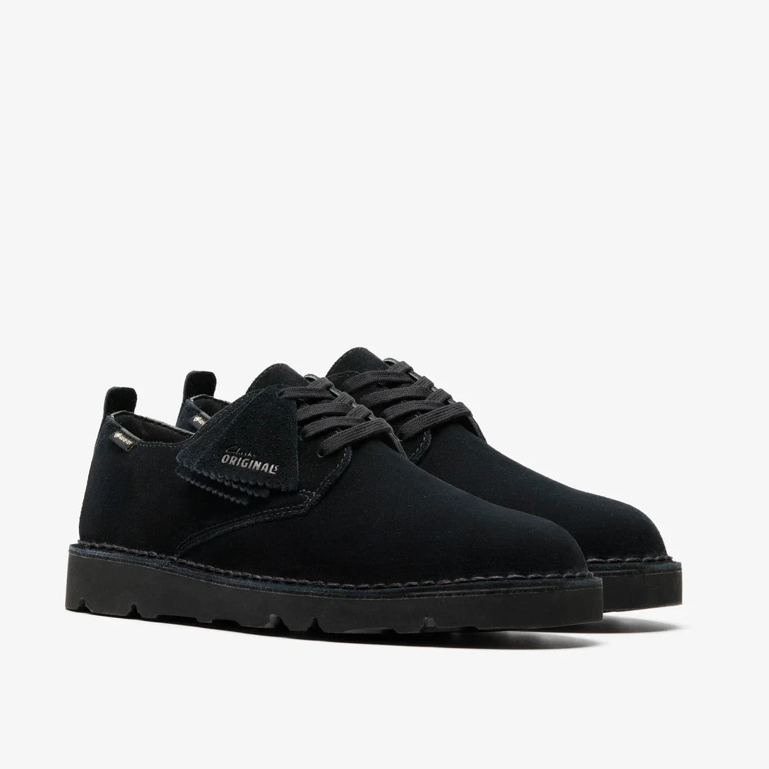 26182699 Clarks Desert London GORE-TEX Black Suede (Men's)