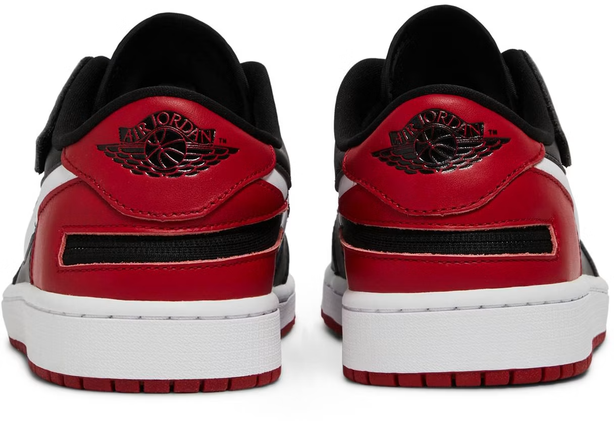 DM1206-066 Nike Air Jordan 1 Low Flyease "Black/White/Gym Red" (Men's)