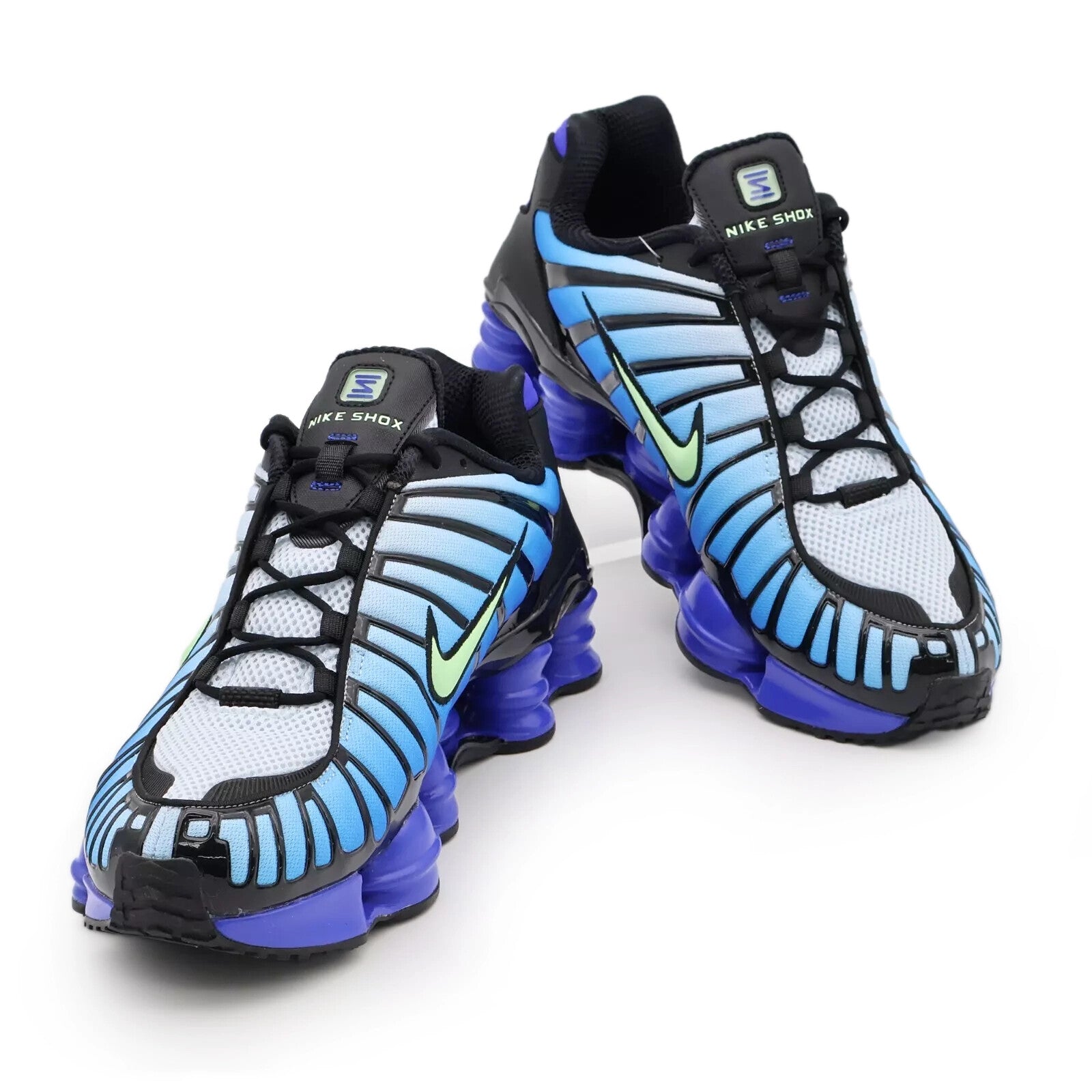 AV3595-009 Nike Shox TL Vapor GreenRacer Blue (Men's)