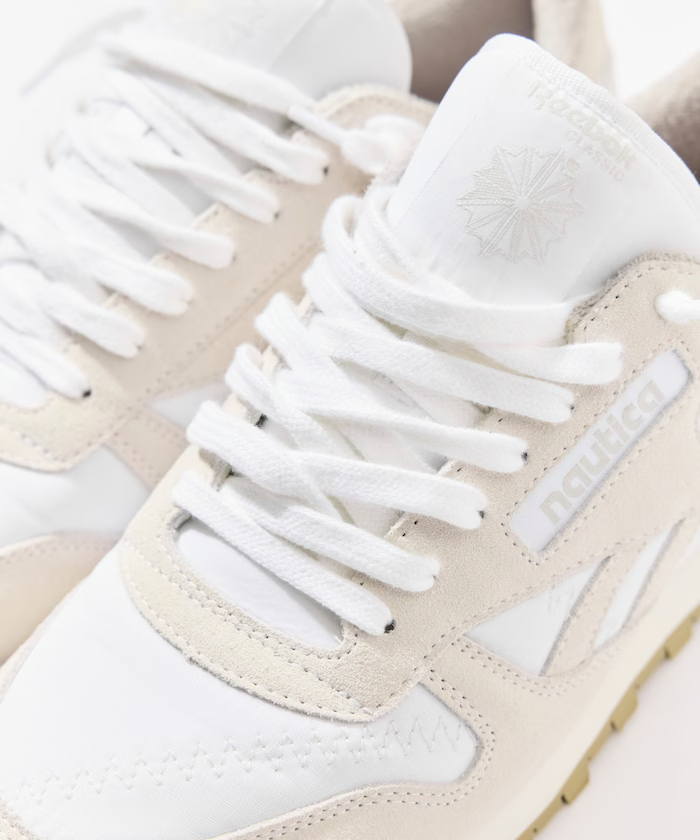 R00174 Nautica Ã Reebok Classic Leather Vintage "White" (Men's)