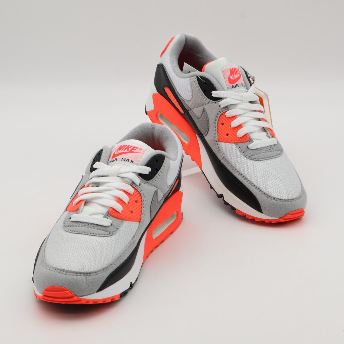 CT1685-100 Nike Air Max 90 III Infrared Radian Red White Black Cool Gray (Men's)