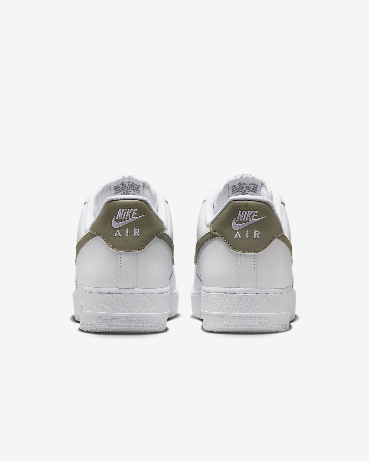 FJ4146-116 Nike Air Force 1 Low '07 White Light Army (Men's)