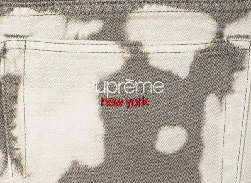 Supreme Baggy Jean Bleached