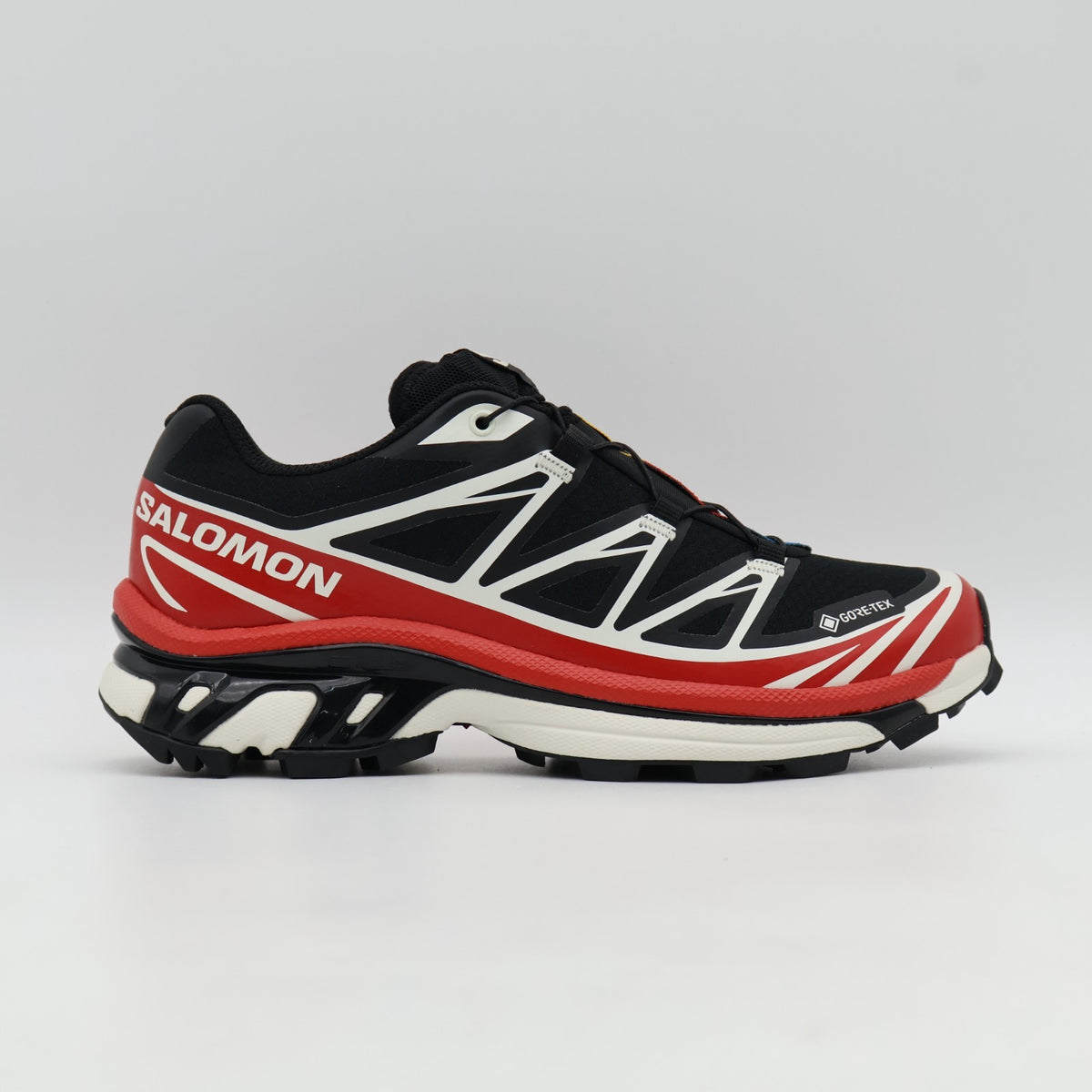 L47974900 Salomon XT-6 GORE-TEX Black Flame Scarlet Vanilla Ice (Men's)