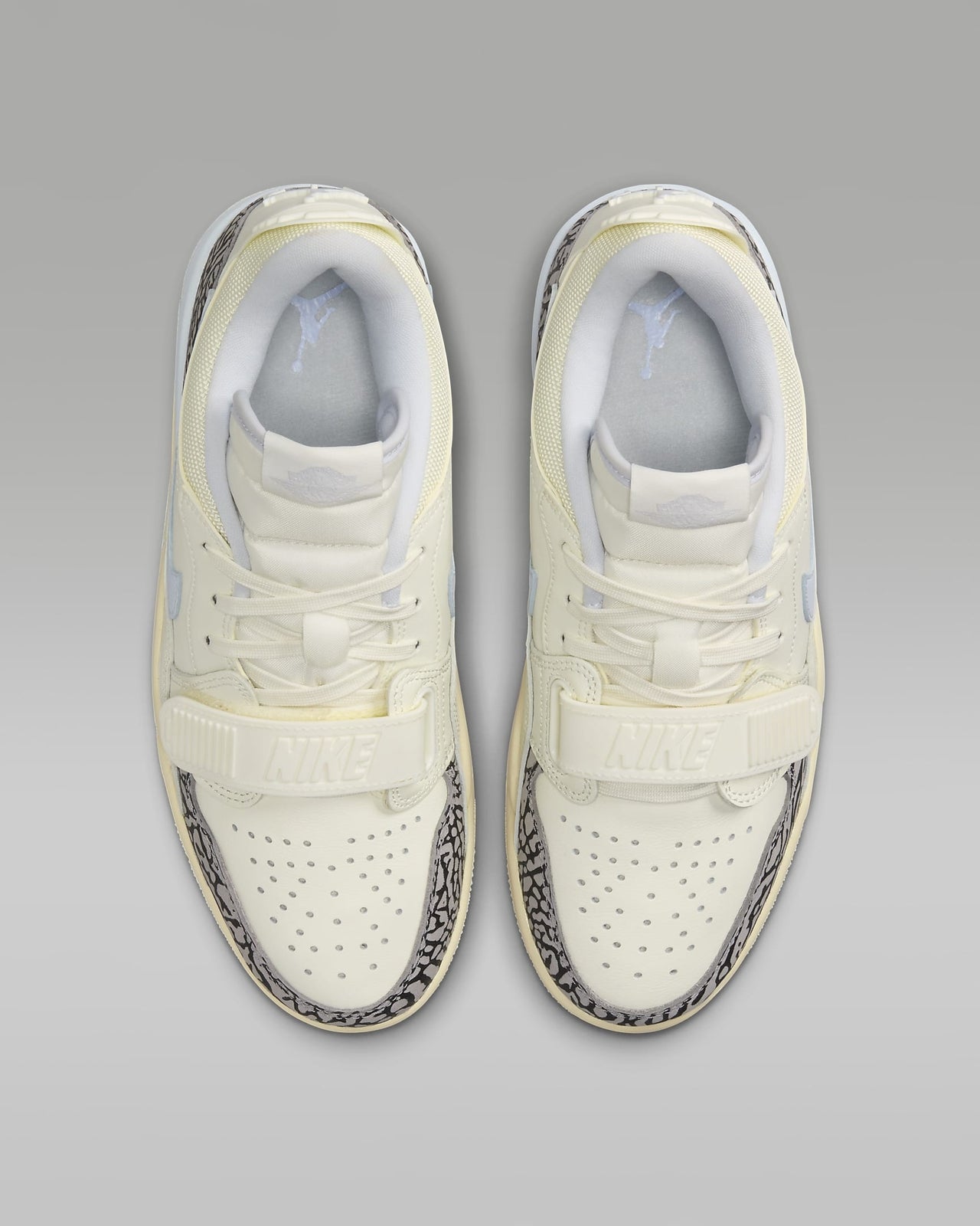 FQ7827-101 Nike Air Jordan Legacy 312 Low Sail Cement Grey Black Footba (Women's