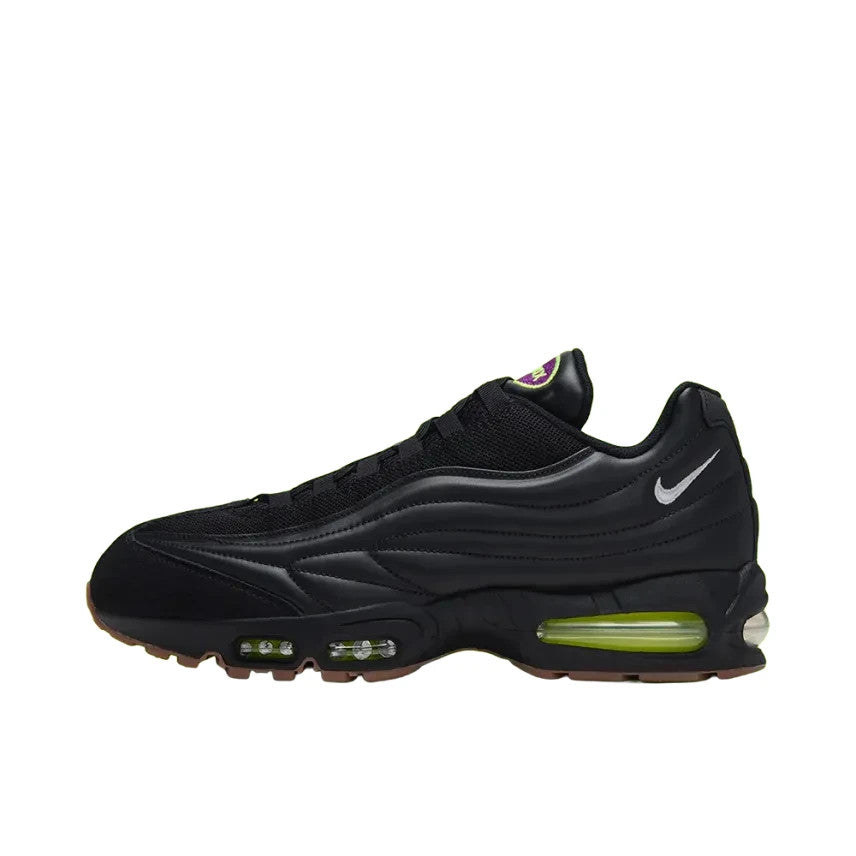 IQ7127-001 Nike Air Max 95 Big Bubble PRM "Black/Gum Medium Brown/Volt"