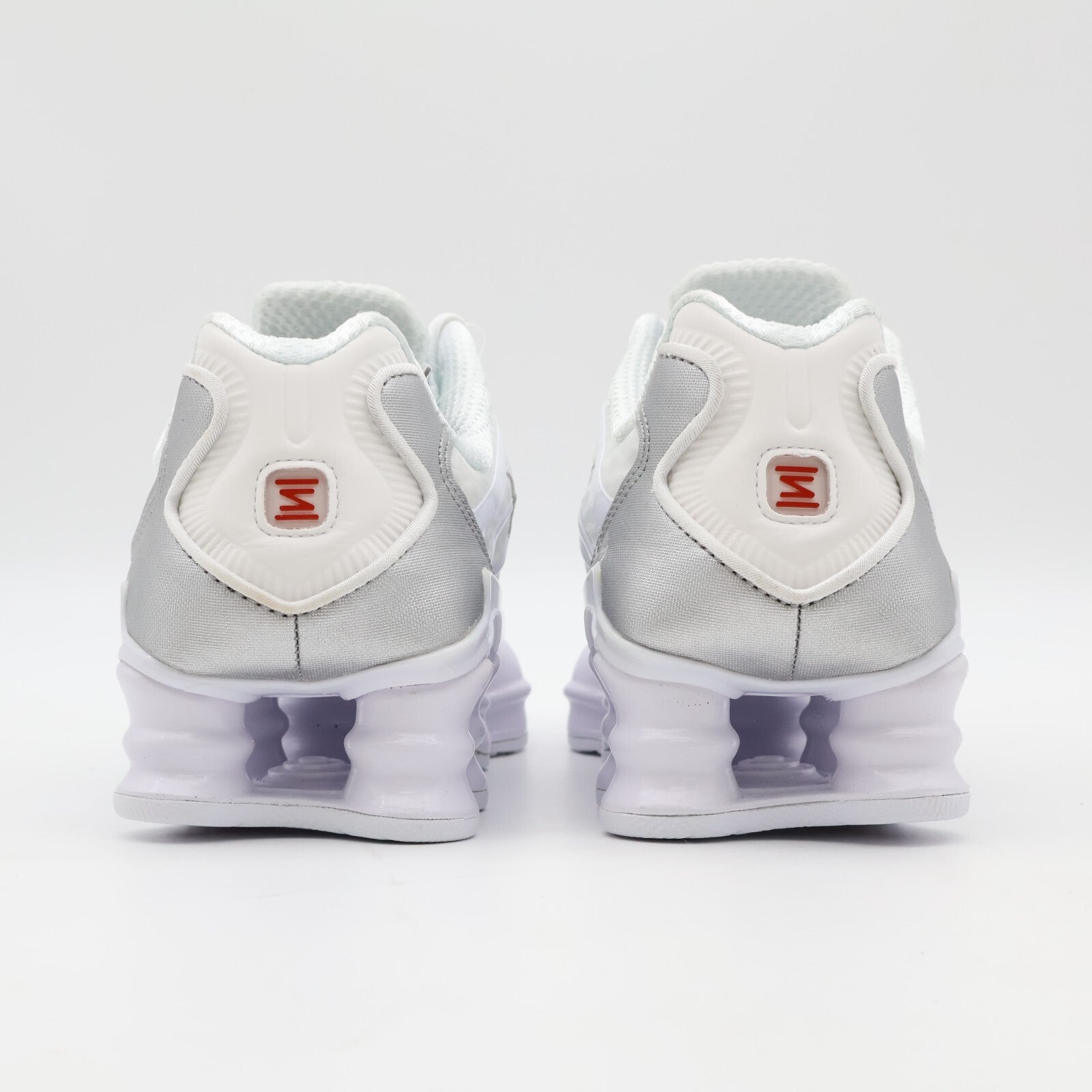 AR3566-100 Nike Shox TL White Max Orange Metallic Silver (Women's)