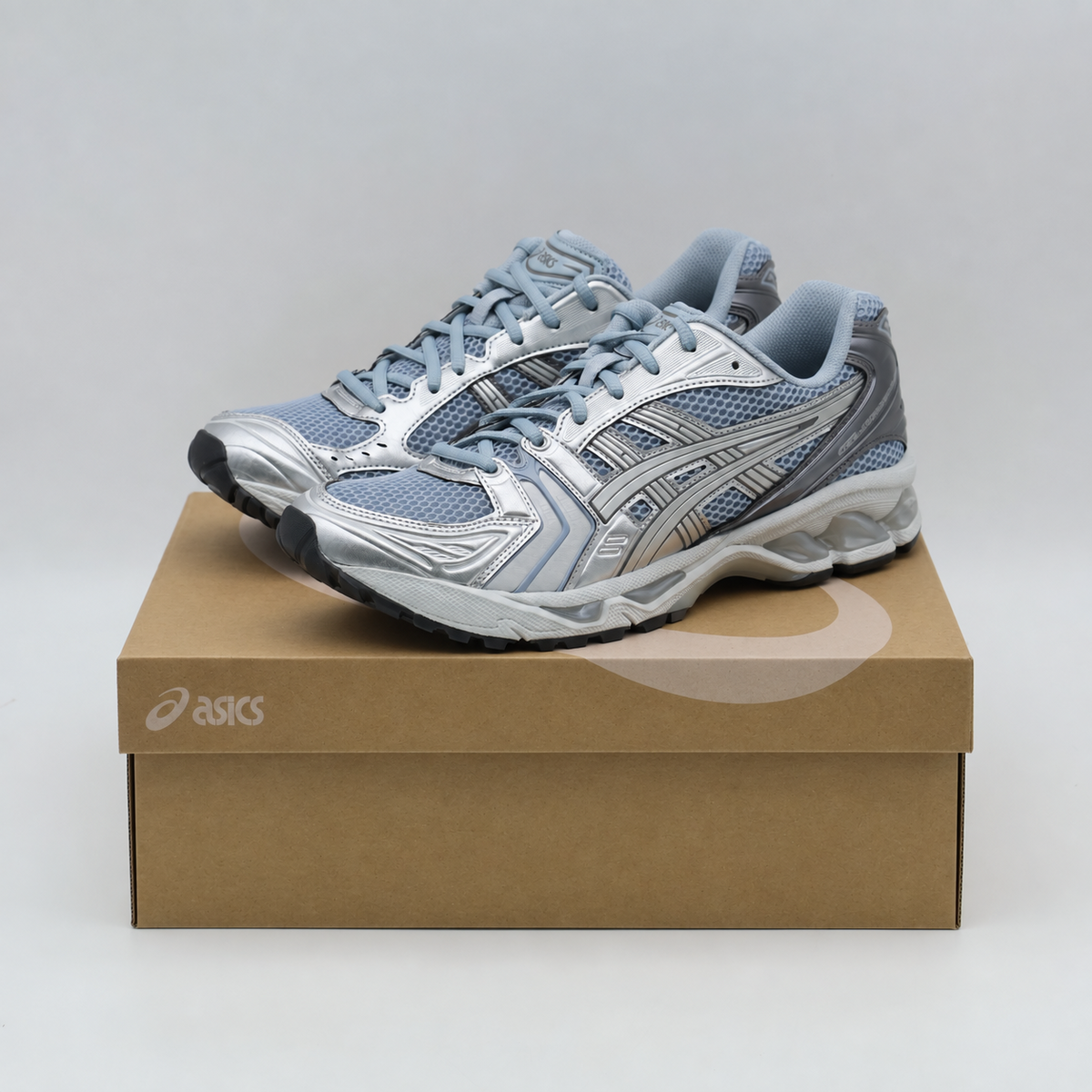 1203A537-401 Asics Gel-Kayano 14 Dolphin Grey Pure Silver (Men's)
