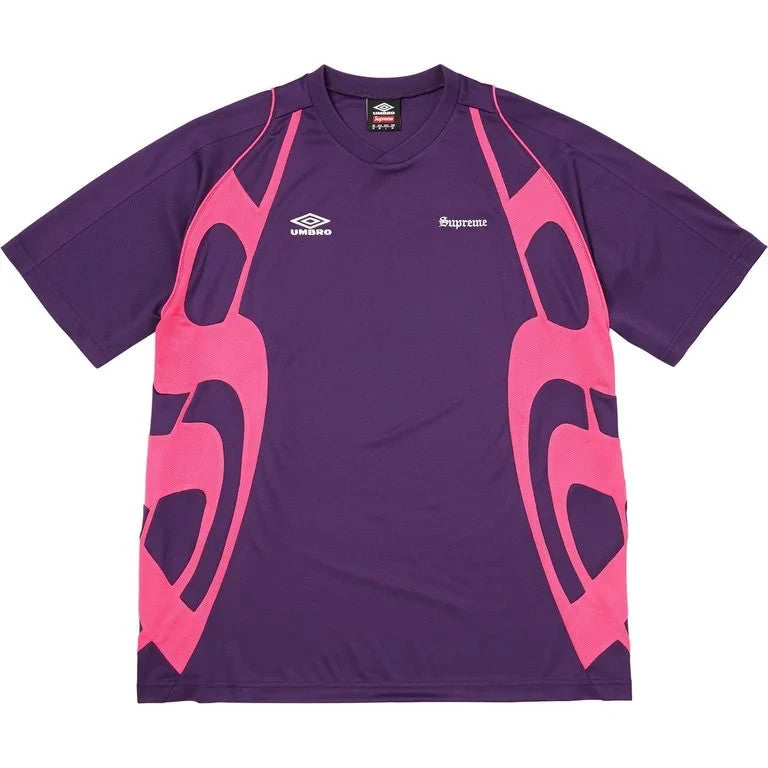 Supreme x Umbro Old English Soccer Jersey Purple