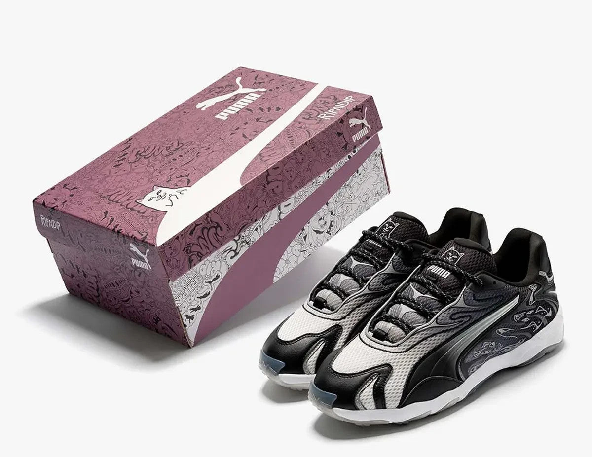 403648-01 RIPNDIP Puma Inhale PUMA Black PUMA Silver (Men's)